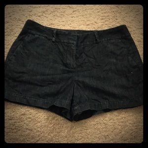 Ann Taylor Loft dress denim shorts
